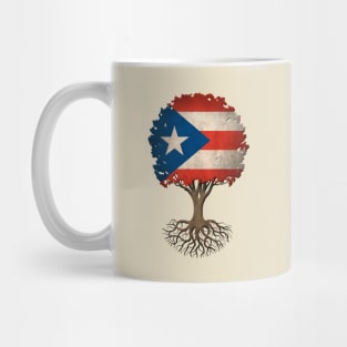 Tree of Life with Puerto Rican Flag Mug
